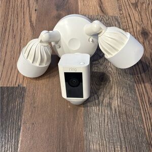 Ring White Floodlight Camera